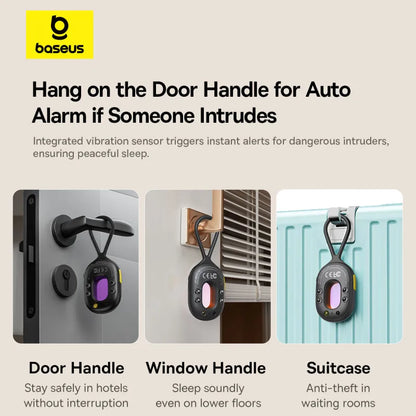 Smartlyo Baseus camera detector device with digital display and detection sensors for hidden cameras and surveillance equipment.