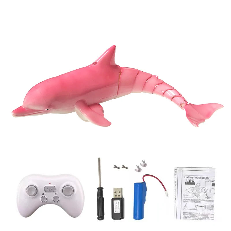 Smart RC Shark whale Spray Water Toy