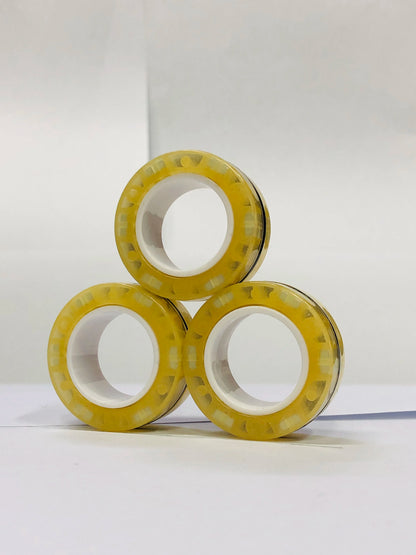 Magnetic Fidget Rings 3pcs – Finger Spinner Stress Relief Set