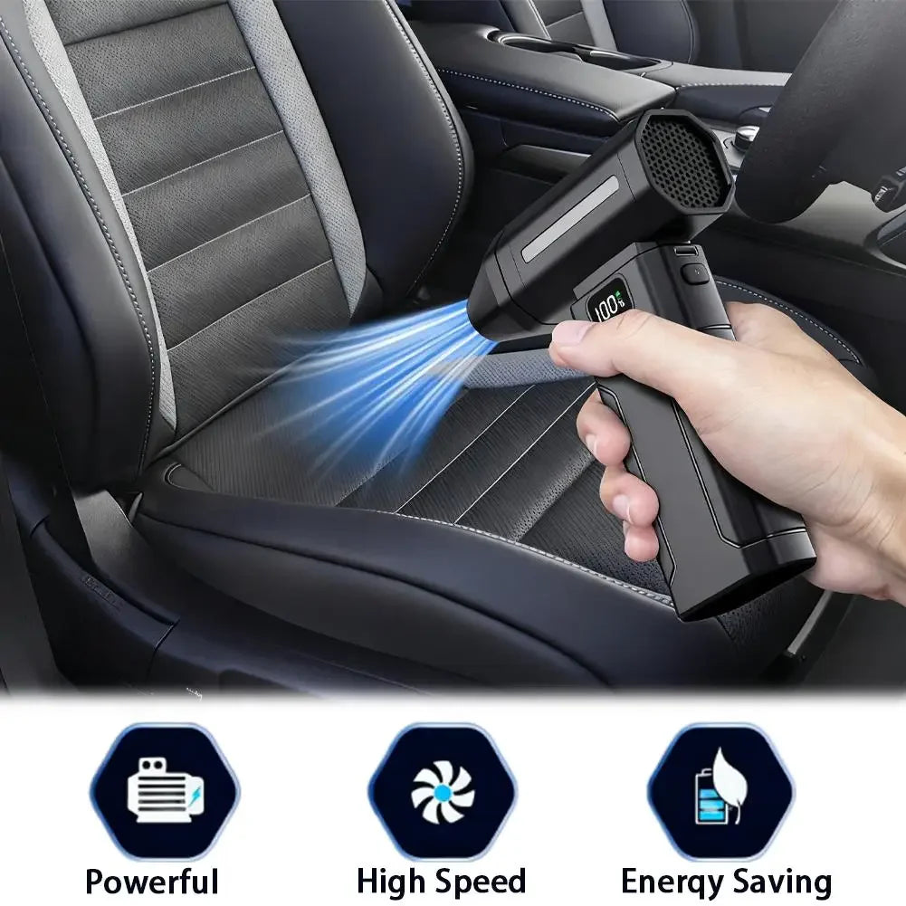150K RPM Cordless Air Duster – Reusable Mini Vacuum Blower