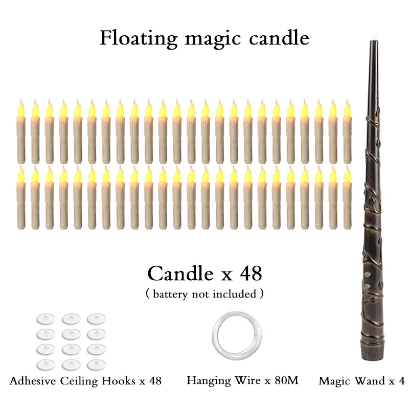 LED Floating Candles with Magic Wand – photo 11
