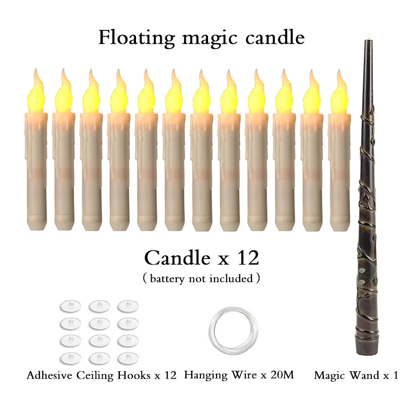 LED Floating Candles with Magic Wand – photo 8