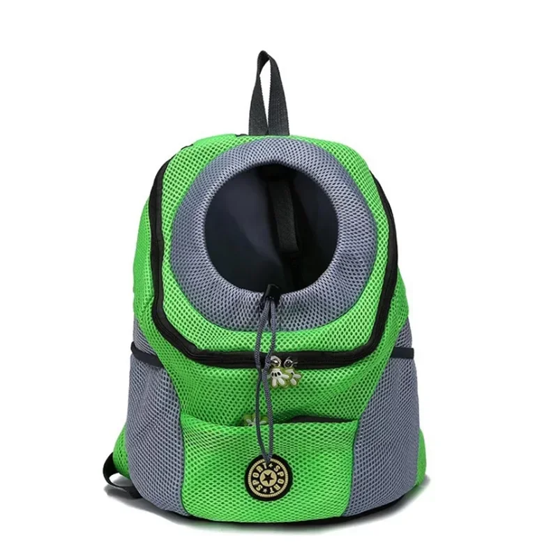 Smartlyo pet carrier portable travel backpack with breathable mesh panels and adjustable straps for comfortable pet transportation.