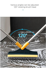 Smartlyo 2-in-1 multifunctional scrub brush with dual-sided cleaning head and ergonomic handle for versatile kitchen and bathroom scrubbing.