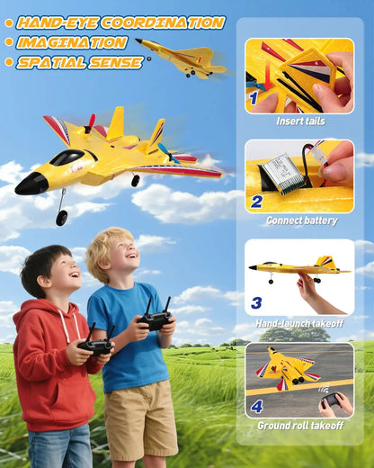Remote control SU-27 plane by Smartlyo, detailed model with wings and fuselage, ready for flight in the image.