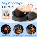 Smartlyo 3-in-1 neck shoulder pillow massage for pain relief, showing the ergonomic design and soft fabric covering.