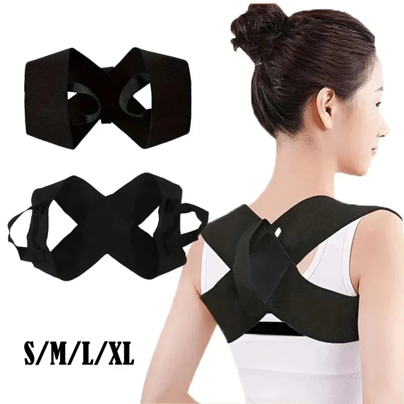 Adjustable Back Posture Corrector – Clavicle & Spine Support Brace for Upper Back & Shoulders