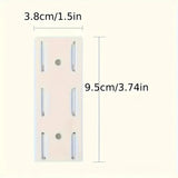 Set of 10 Smartlyo self-adhesive socket holders shown mounted on a wall for organizing and securing electrical sockets.