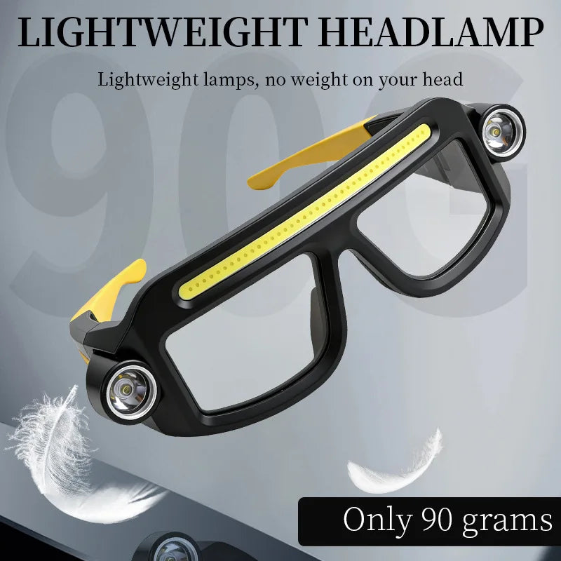Rechargeable COB LED Glasses Headlight – photo 3