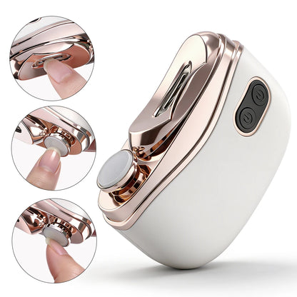 Rechargeable Electric Nail Clipper with LED Light