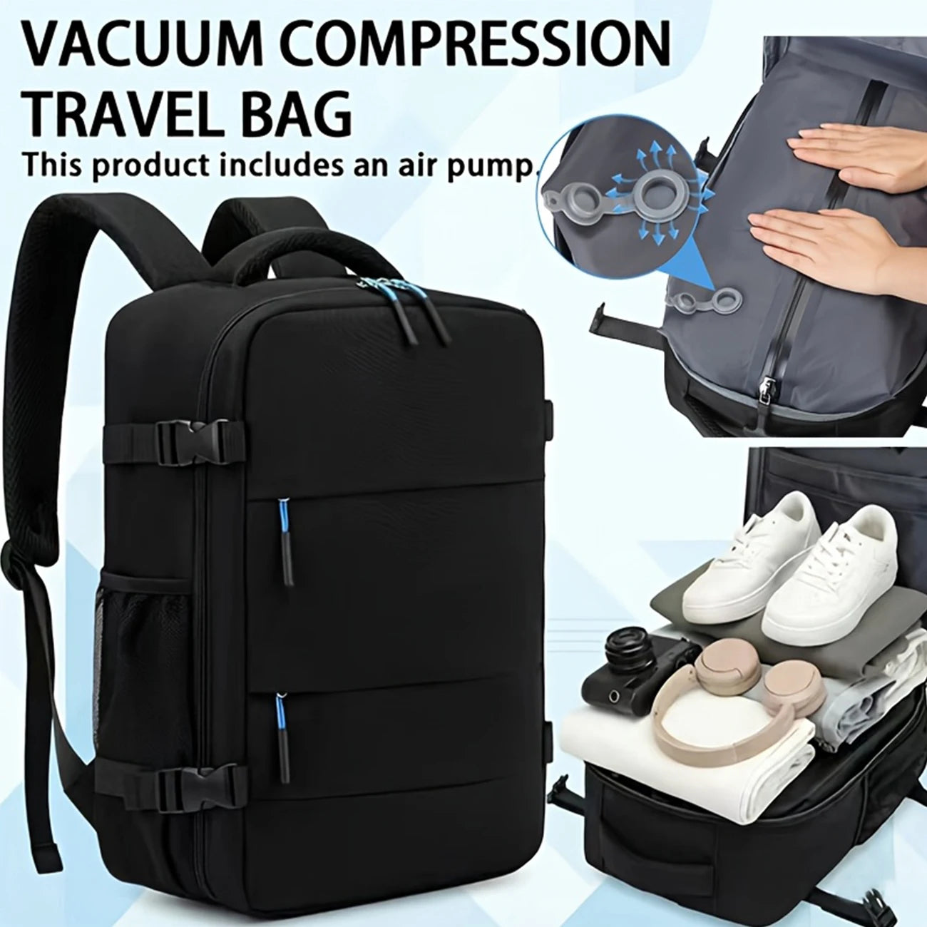 Vacuum Travel Backpack