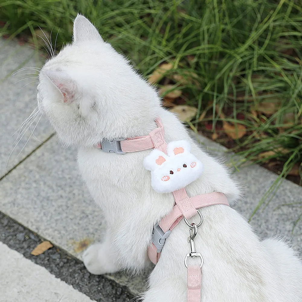 Summer Cute Animal Cat Harness