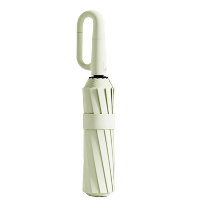 20 Bones 105cm Large Wind & Rain-Resistant Fully Automatic Ring-Buckle UV Protection Umbrella – Reinforced Double-Layer Canopy