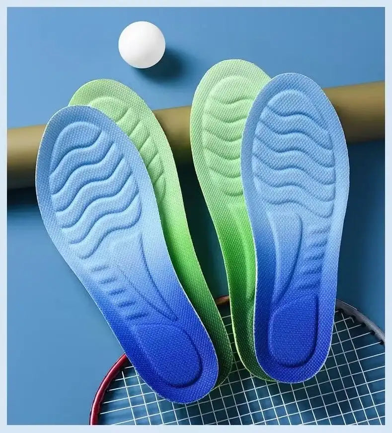 Smartlyo breathable shock absorption cushion running orthotic insoles with orthopedic care support for comfortable running.