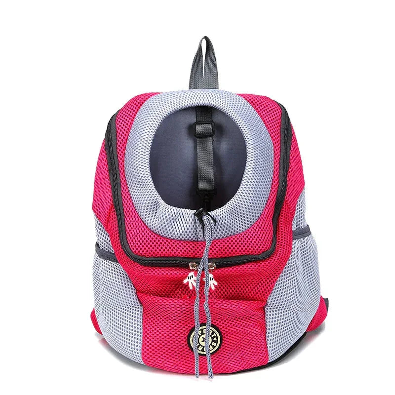 Smartlyo pet carrier portable travel backpack with mesh windows, adjustable straps, and breathable design for comfortable pet transport.