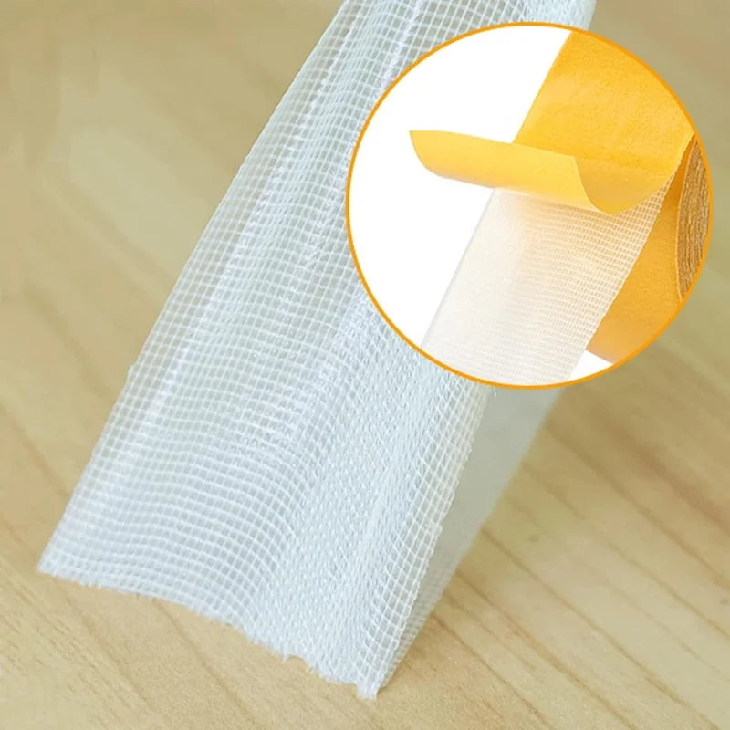 Smartlyo double-sided tape with high viscosity grid fiber for strong adhesion and versatile craft or repair uses.
