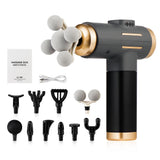 Smartlyo 11-in-1 electric massage gun with 99 intensity levels, featuring a powerful fascia therapy device for muscle relief.