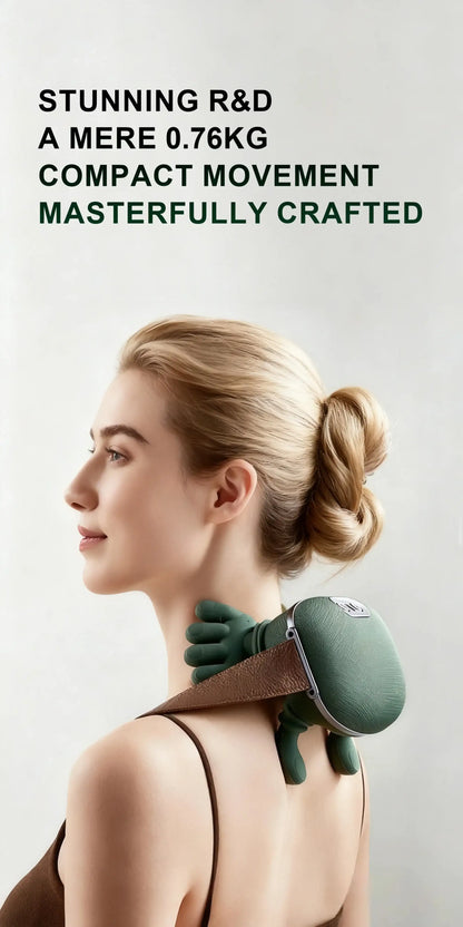 Smartlyo automatic shoulder and neck massager with ergonomic design and adjustable straps for soothing relief.