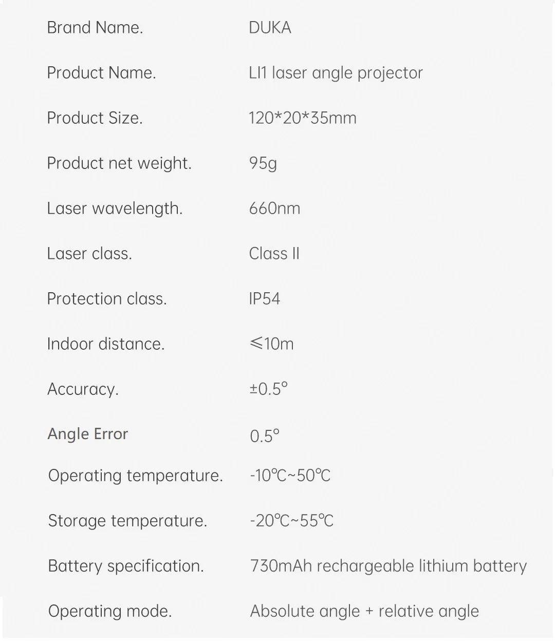 Smartlyo Laser Protractor Digital Inclinometer displaying measurement on screen with adjustable angle sensor