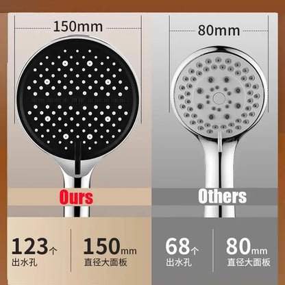 7 Modes Pressurized Showerhead