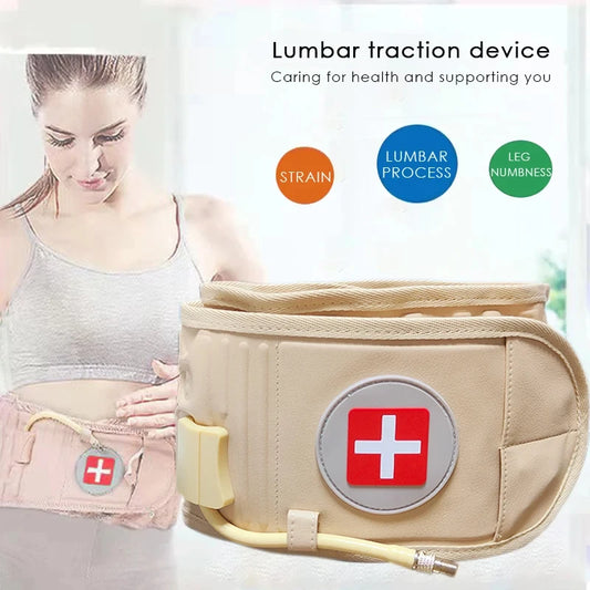 Inflatable Waist Traction Belt – Adjustable Lumbar Support Brace