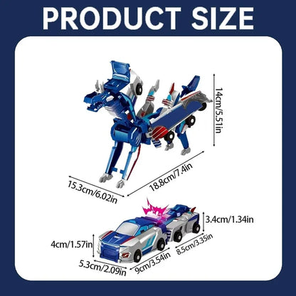 Unicorn Transformer 2-in-1 Magnetic Car Toy