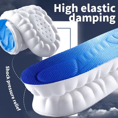 Smartlyo breathable shock absorption cushion running orthotic insoles with orthopedic support and cushioned comfort.