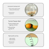Smartlyo Pet Interactive Leakage Ball, durable rubber toy designed to keep pets entertained and engaged.