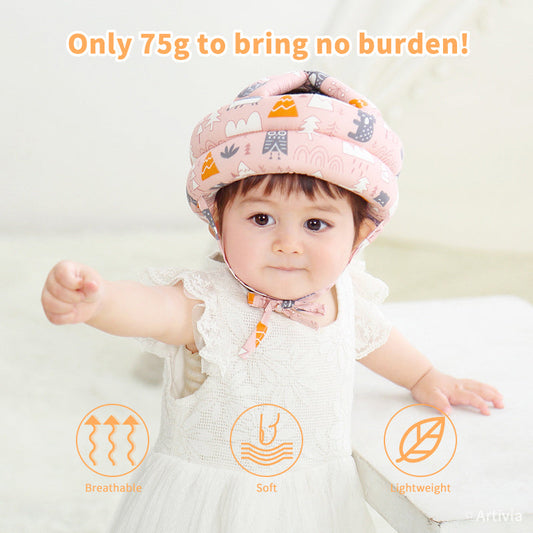 Baby Anti-Collision Head Protector Helmet – Adjustable Safety Cap for Crawling & Walking Toddlers